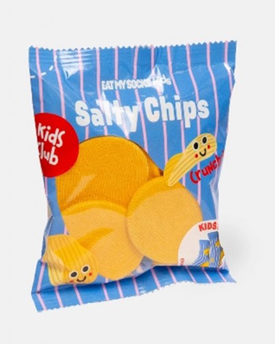 Calcetines Kids Salty Chips Blue Eat My Socks