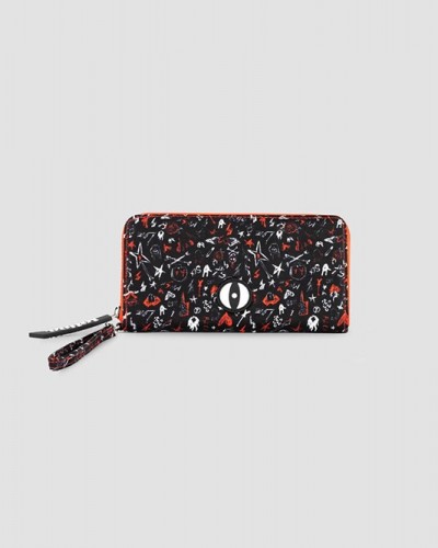 Cartera Grande Rock negro lolina