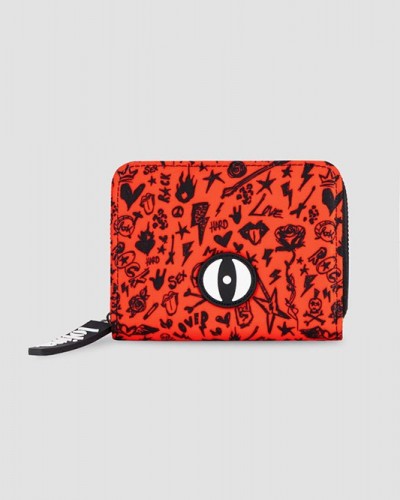 Cartera Pequeña Rock rojo lolina