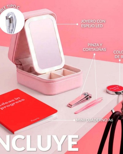 Pack regalo the most useful gift rosa