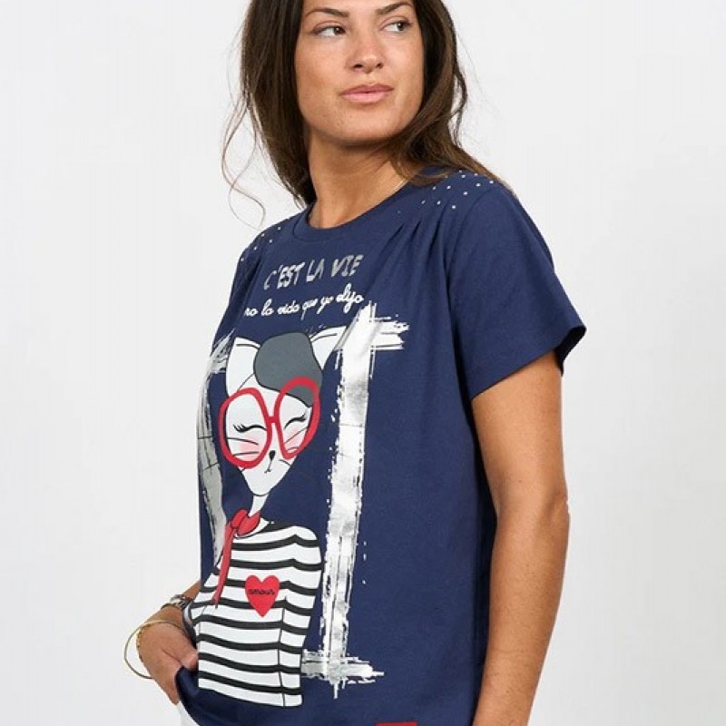 Camiseta Oh la la Anabel Lee Camiseta Oh la la Anabel Lee
