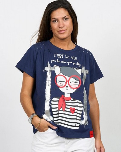 Camiseta Oh la la  Anabel Lee