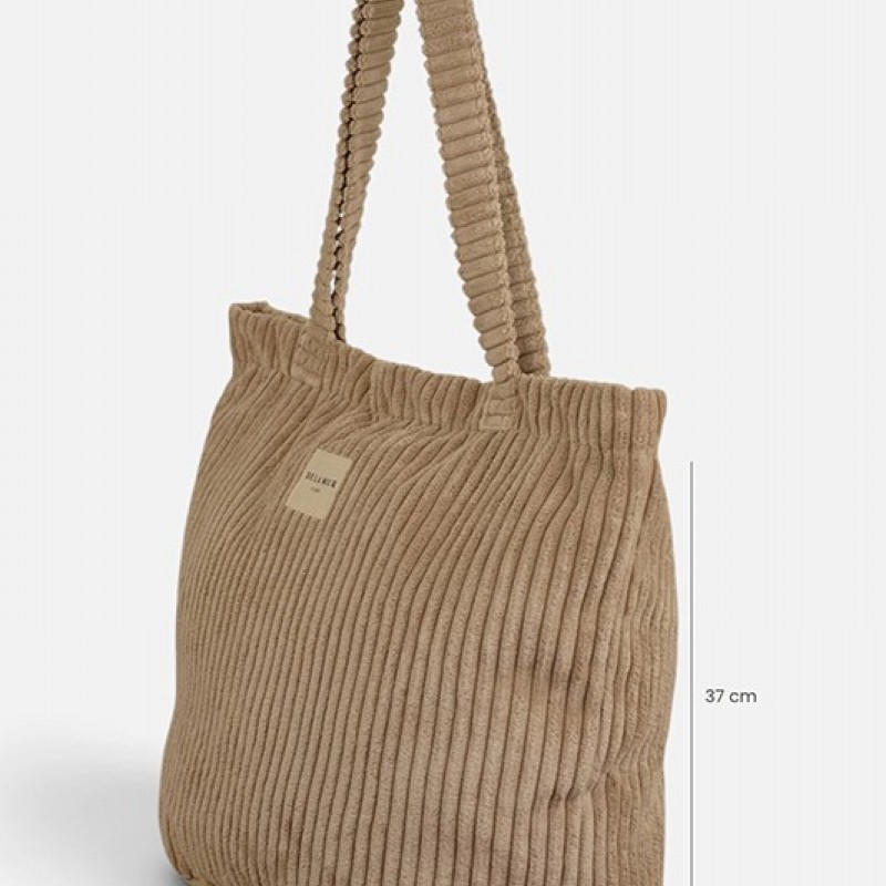 Shopper Cremallera Moka De La Mur