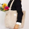 Shopper Cremallera Moka De La Mur