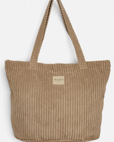 Shopper Cremallera Moka De La Mur