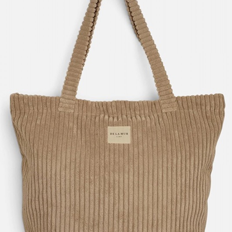 Shopper Cremallera Moka De La Mur