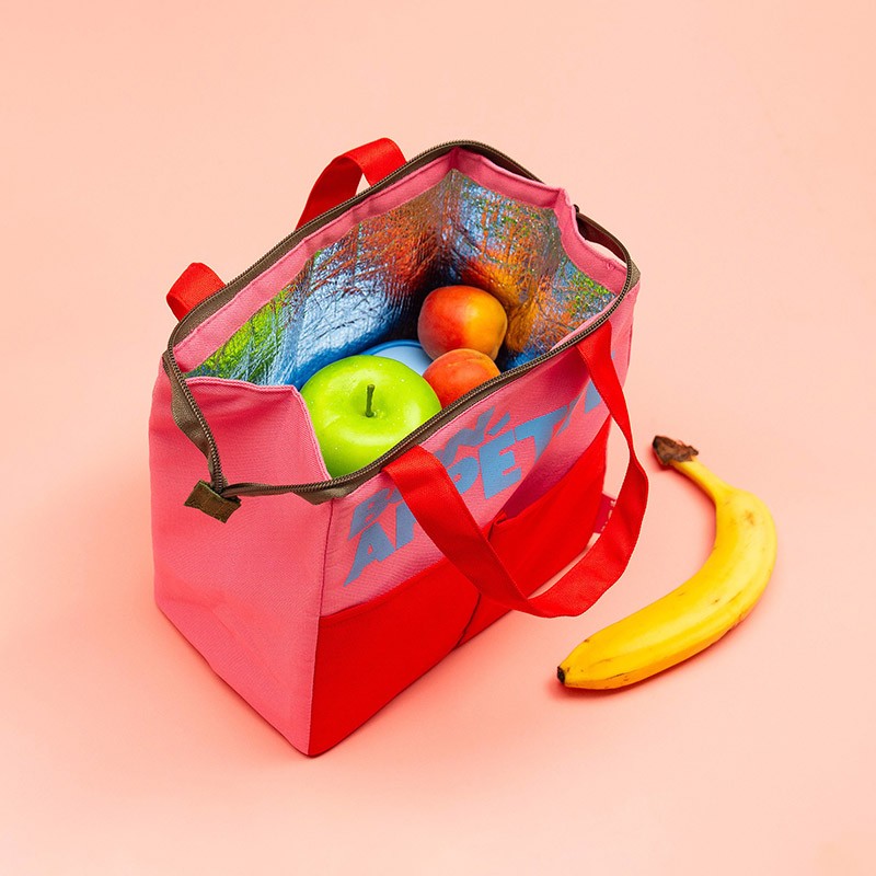 Bolsa Almuerzo Rosa chicle/Rojo HF