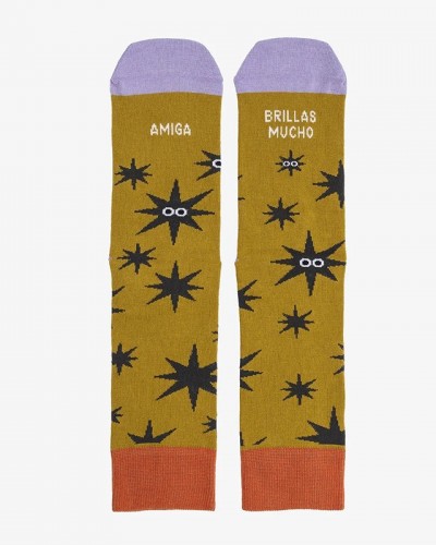 Calcetines Amiga Brillas Mucho Mostaza UO