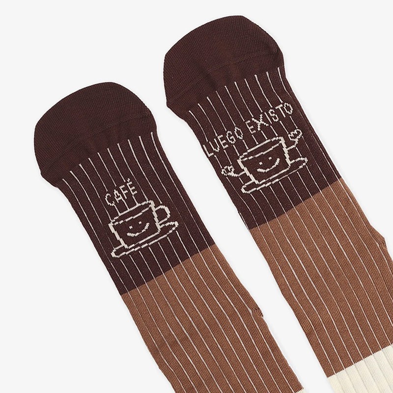 Calcetines Cafe luego Existo UO